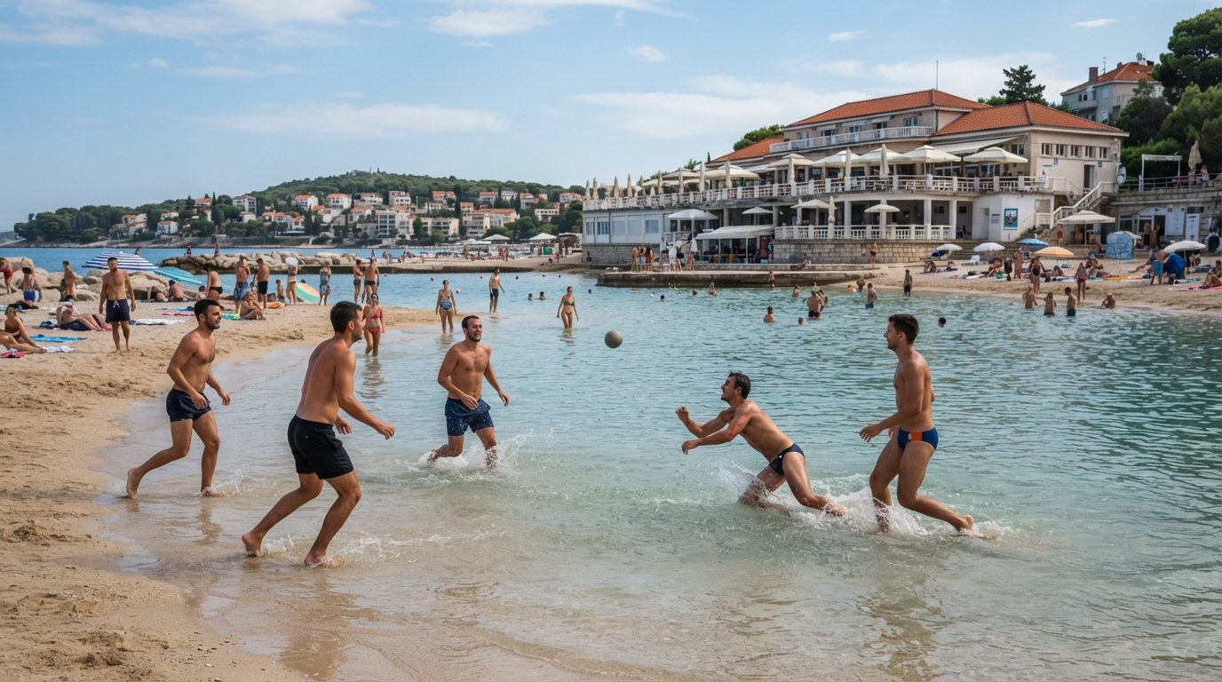 Bacvice, Split: sand, picigin and late nights by the Adriatic