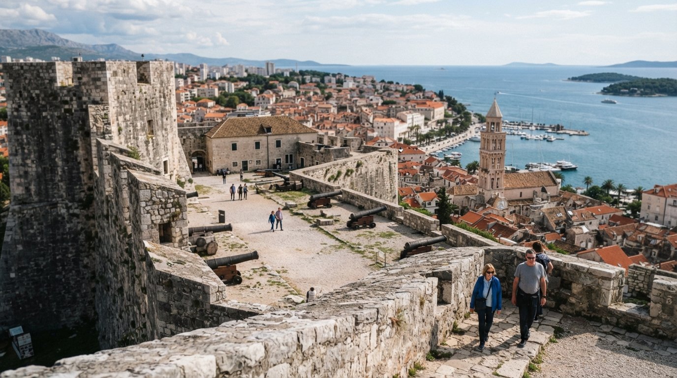 Gripe, Split : le quartier tranquille avec une forteresse, des marchés et une vraie vie locale