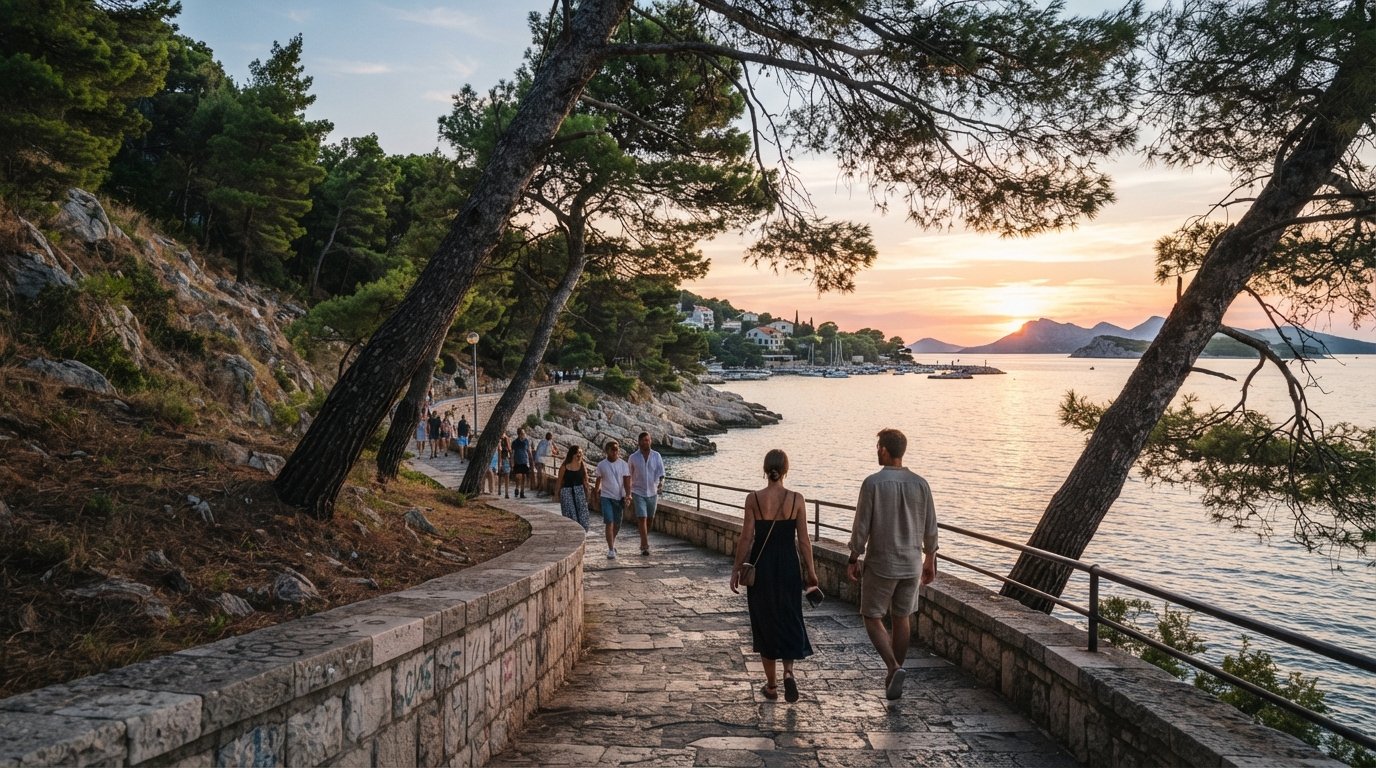 Meje, Split: la tranquila costa donde Split se afloja el cuello